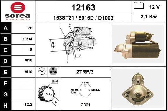 EAI 12163 - Starter www.molydon.hr