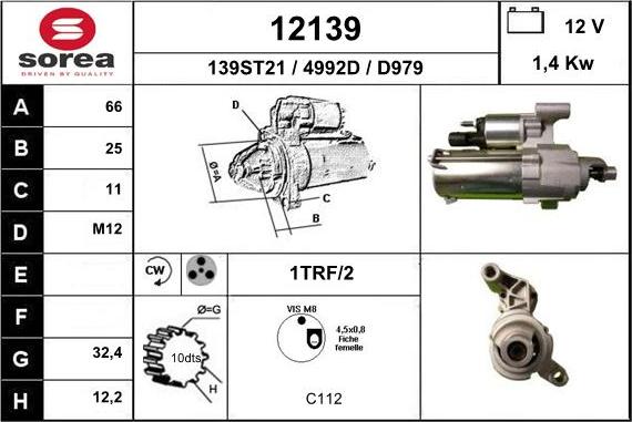 EAI 12139 - Starter www.molydon.hr