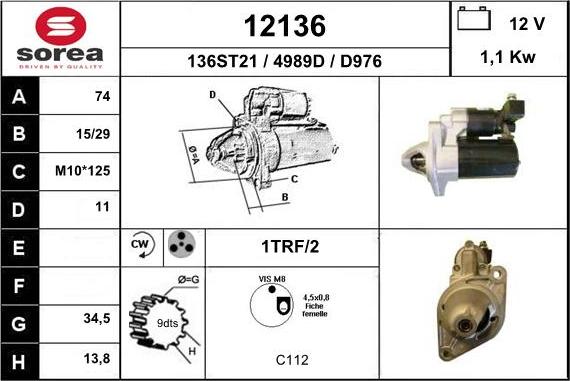 EAI 12136 - Starter www.molydon.hr