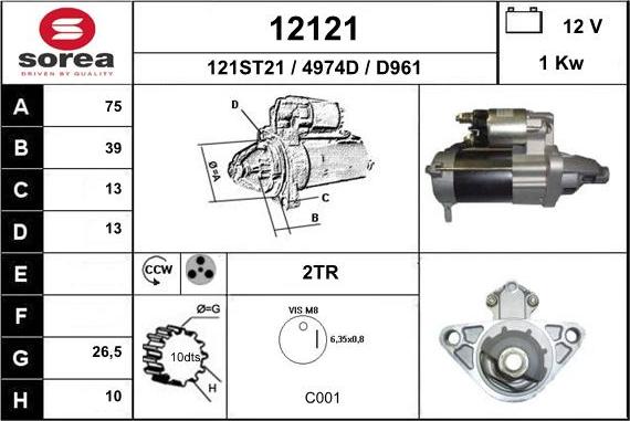 EAI 12121 - Starter www.molydon.hr