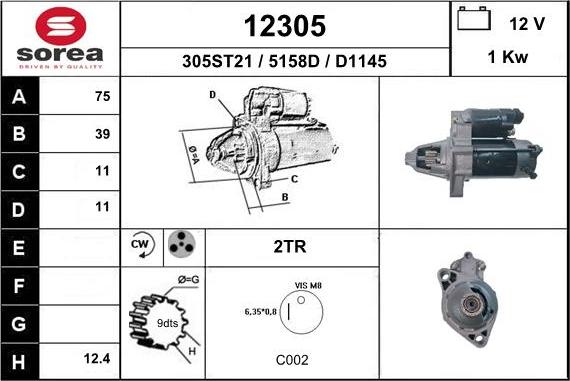 EAI 12305 - Starter www.molydon.hr