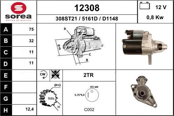 EAI 12308 - Starter www.molydon.hr