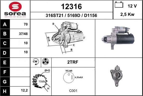 EAI 12316 - Starter www.molydon.hr