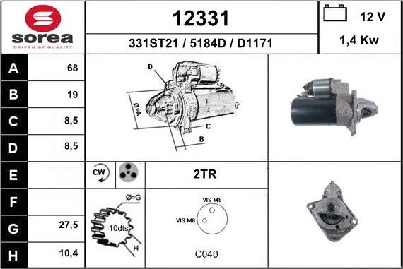 EAI 12331 - Starter www.molydon.hr