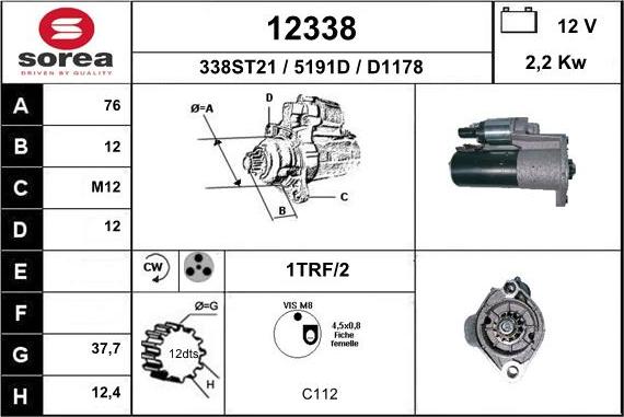 EAI 12338 - Starter www.molydon.hr