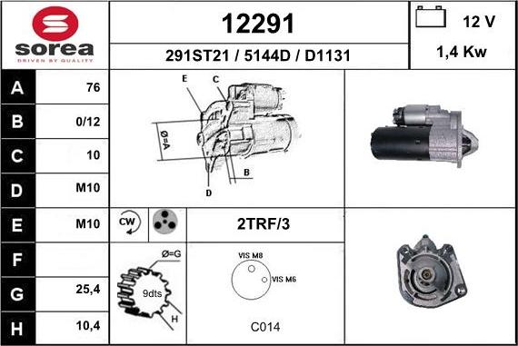 EAI 12291 - Starter www.molydon.hr