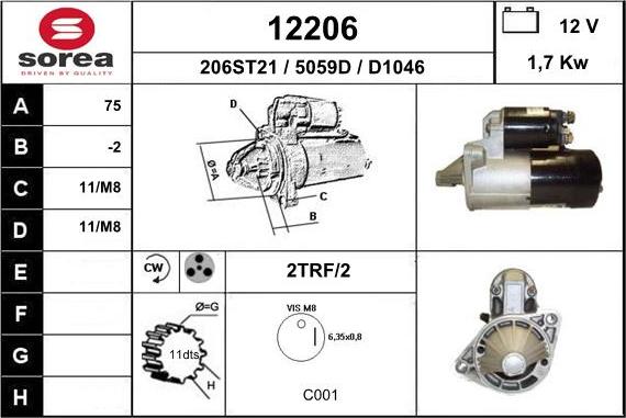 EAI 12206 - Starter www.molydon.hr