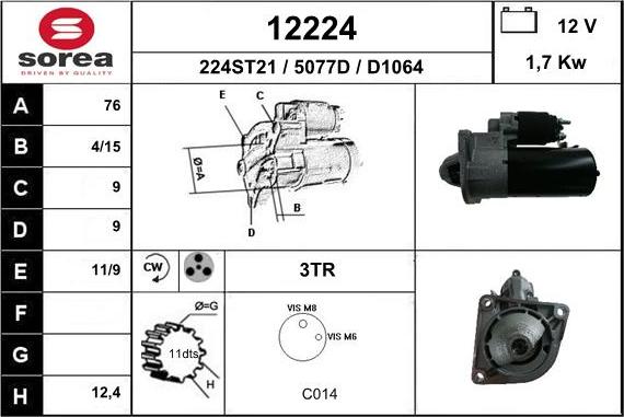 EAI 12224 - Starter www.molydon.hr