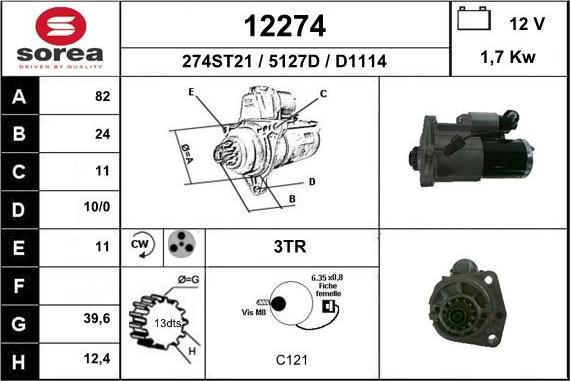 EAI 12274 - Starter www.molydon.hr