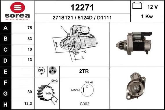 EAI 12271 - Starter www.molydon.hr