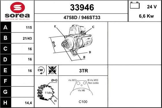 EAI 33946 - Starter www.molydon.hr