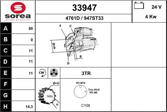 EAI 33947 - Starter www.molydon.hr