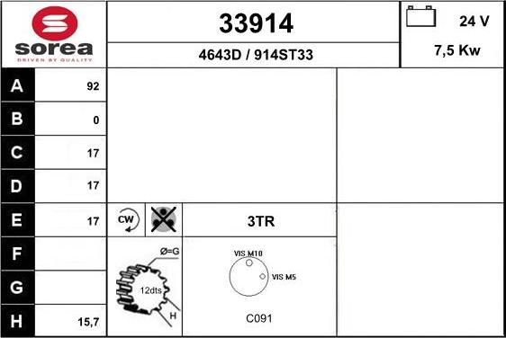 EAI 33914 - Starter www.molydon.hr