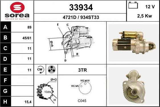 EAI 33934 - Starter www.molydon.hr