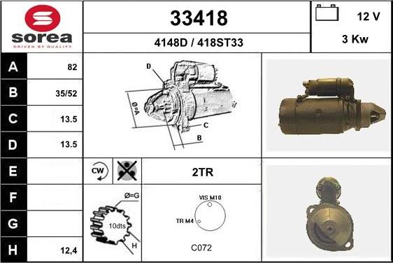 EAI 33418 - Starter www.molydon.hr