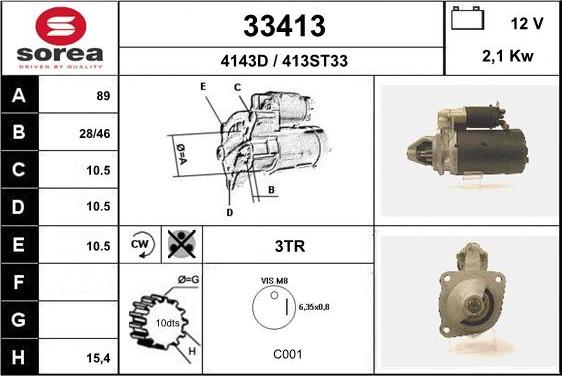 EAI 33413 - Starter www.molydon.hr