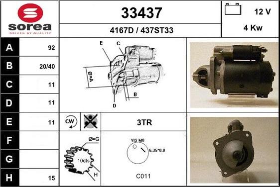 EAI 33437 - Starter www.molydon.hr