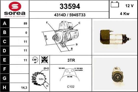 EAI 33594 - Starter www.molydon.hr