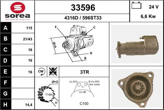 EAI 33596 - Starter www.molydon.hr