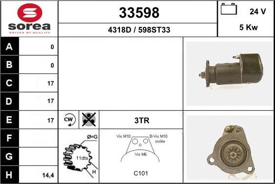 EAI 33598 - Starter www.molydon.hr