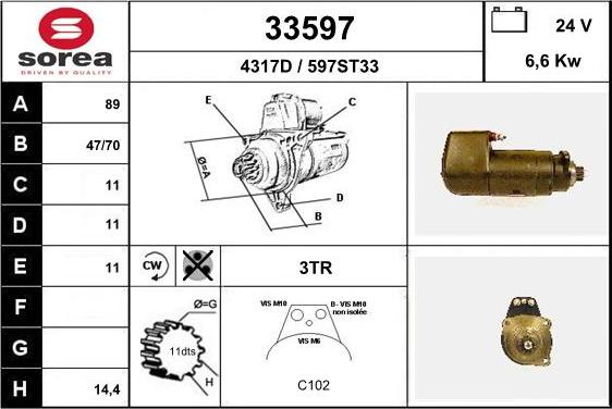 EAI 33597 - Starter www.molydon.hr