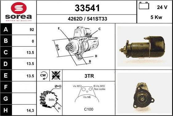 EAI 33541 - Starter www.molydon.hr