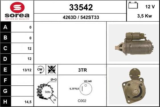 EAI 33542 - Starter www.molydon.hr