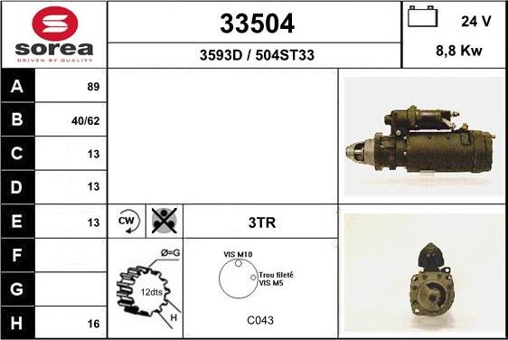 EAI 33504 - Starter www.molydon.hr