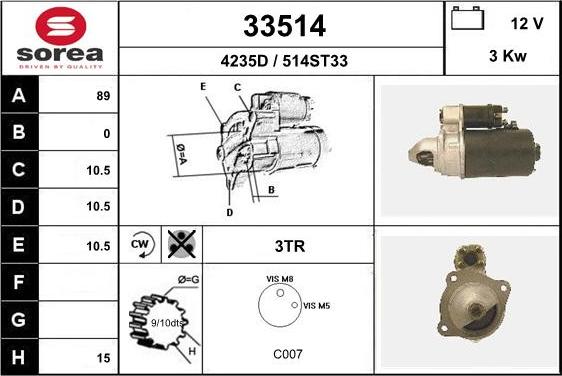 EAI 33514 - Starter www.molydon.hr