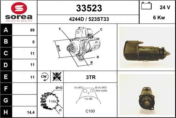 EAI 33523 - Starter www.molydon.hr