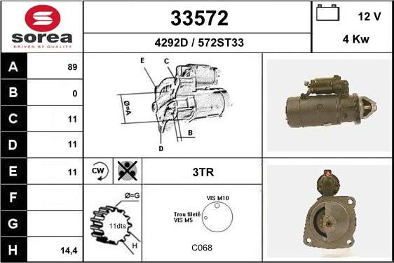 EAI 33572 - Starter www.molydon.hr