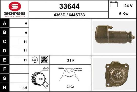 EAI 33644 - Starter www.molydon.hr