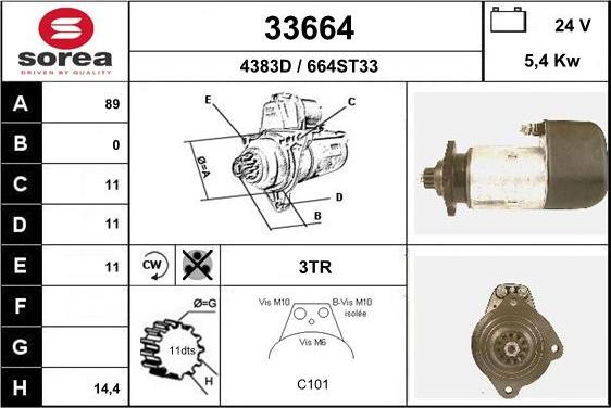 EAI 33664 - Starter www.molydon.hr