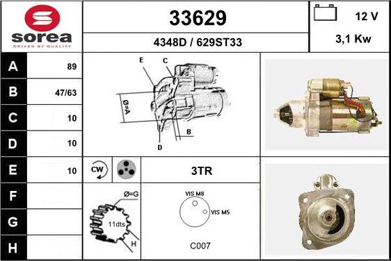 EAI 33629 - Starter www.molydon.hr