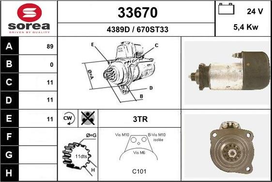 EAI 33670 - Starter www.molydon.hr