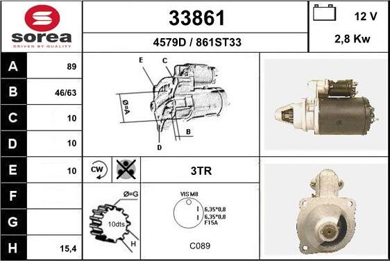 EAI 33861 - Starter www.molydon.hr