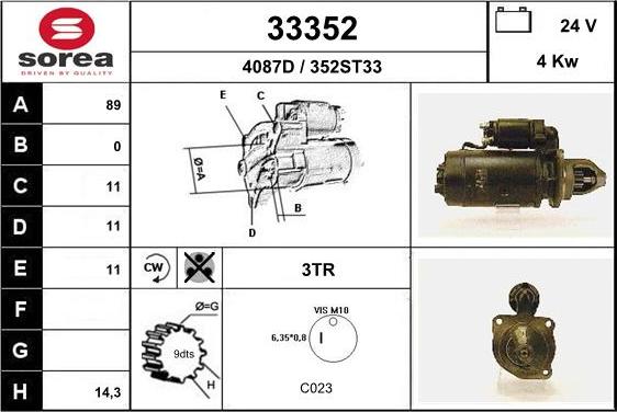 EAI 33352 - Starter www.molydon.hr