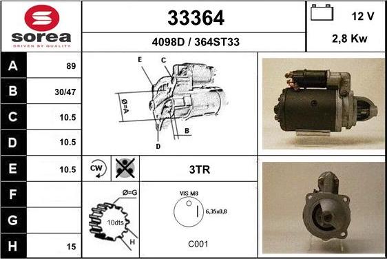 EAI 33364 - Starter www.molydon.hr