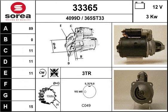 EAI 33365 - Starter www.molydon.hr