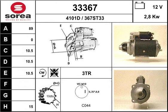 EAI 33367 - Starter www.molydon.hr