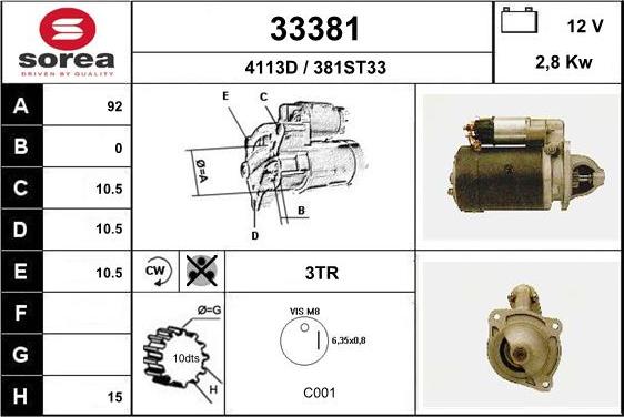 EAI 33381 - Starter www.molydon.hr