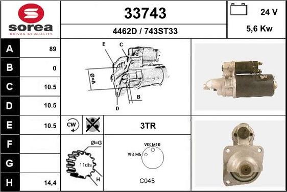 EAI 33743 - Starter www.molydon.hr