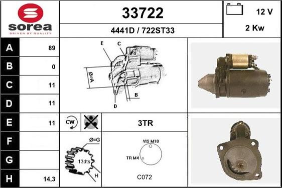 EAI 33722 - Starter www.molydon.hr