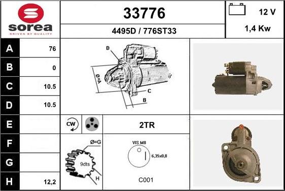 EAI 33776 - Starter www.molydon.hr