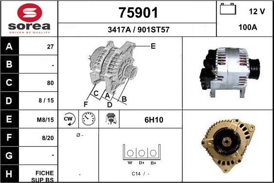 EAI 75901 - Alternator www.molydon.hr