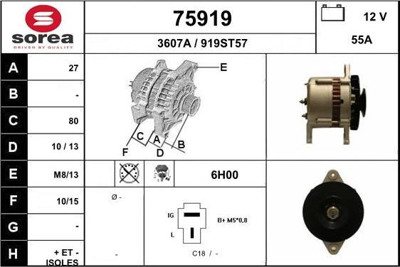 EAI 75919 - Alternator www.molydon.hr