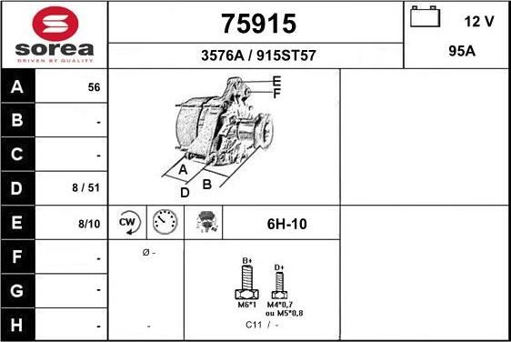 EAI 75915 - Alternator www.molydon.hr