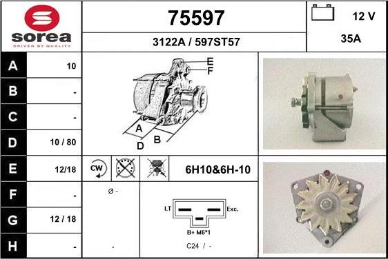 EAI 75597 - Alternator www.molydon.hr