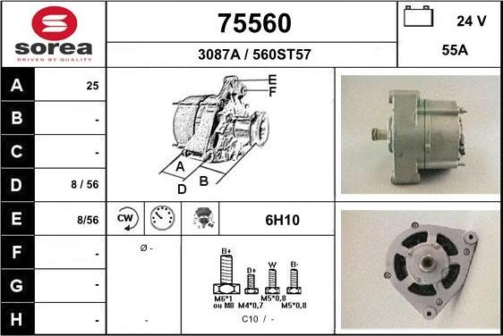 EAI 75560 - Alternator www.molydon.hr