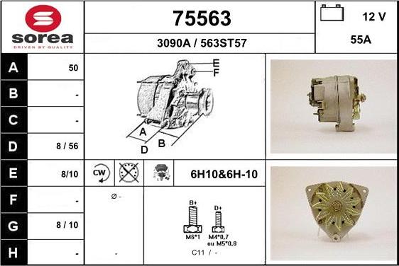 EAI 75563 - Alternator www.molydon.hr